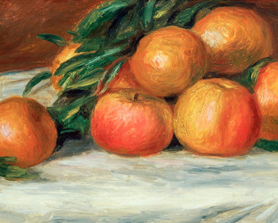 STILL LIFE WITH APPLES AND ORANGES
