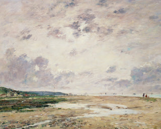 THE BEACH AT LOW TIDE, DEAUVILLE